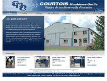 Tablet Screenshot of courtois-machinesoutils.com